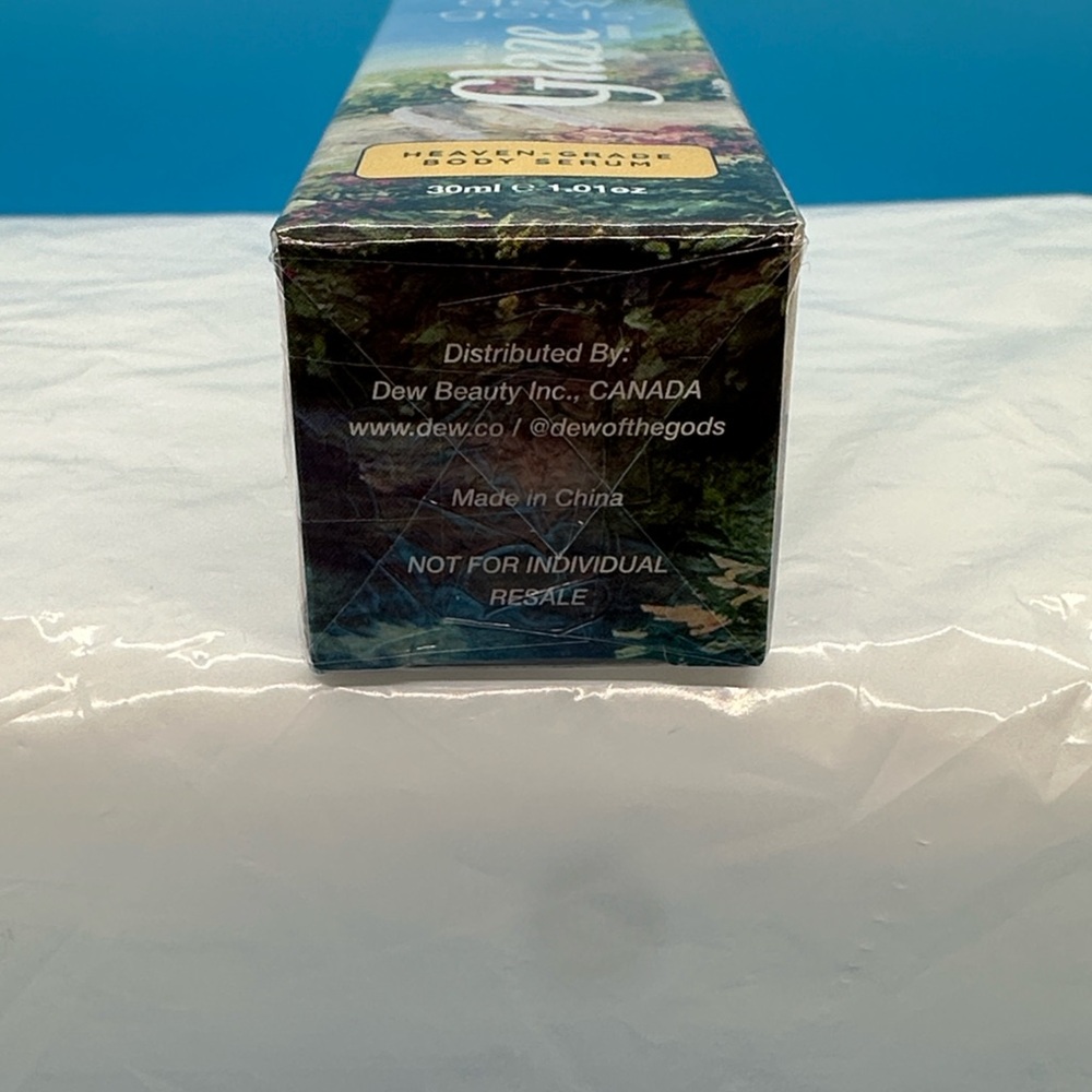 Amalfi Glaze Body Serum with Blue and Yellow Design - Picture 4 of 4